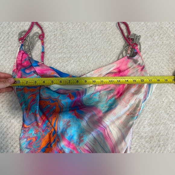 NWT My Beachy Side Cotton Candy High Low dress $395 | MEDIUM - Picture 13 of 13